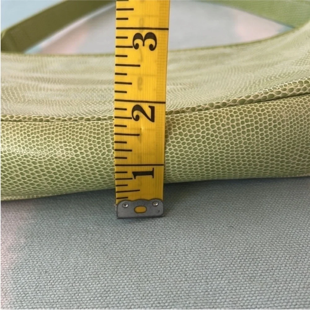 Urban Outfitters Green Faux Snakeskin Shoulder Bag Silver Hardware